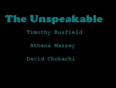 The Unspeakable (1997)
