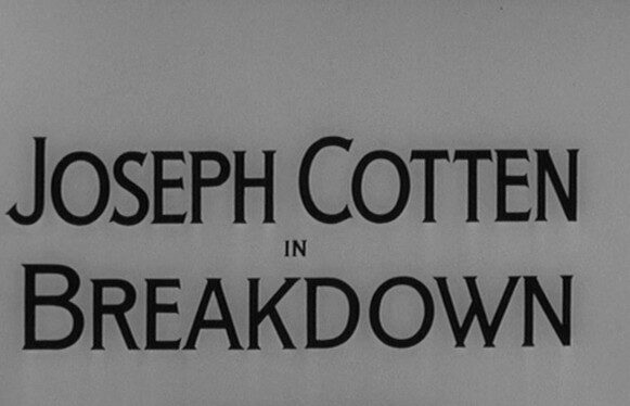 Breakdown (1955)