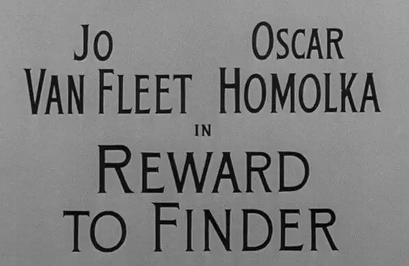 Reward to Finder (1957)