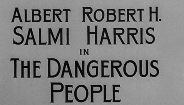 The Dangerous People (1957)