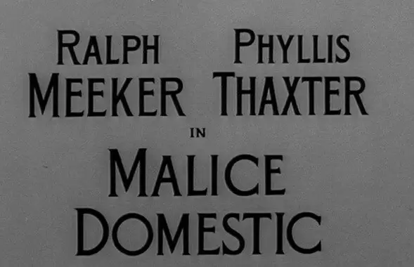 Malice Domestic (1957)
